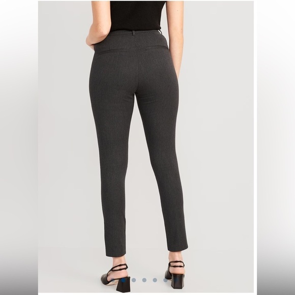 NWT Old Navy Gray Pixie Secret Slim Pockets Pants Womens Size 20 Short‎ (1406) - Picture 2 of 7